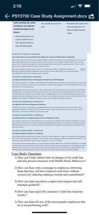 2:10 + PSY2700 Case Study Assignment.docx and bad