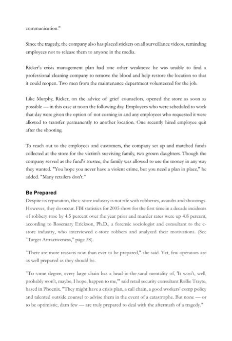 Please answer the questions referring to the CASE