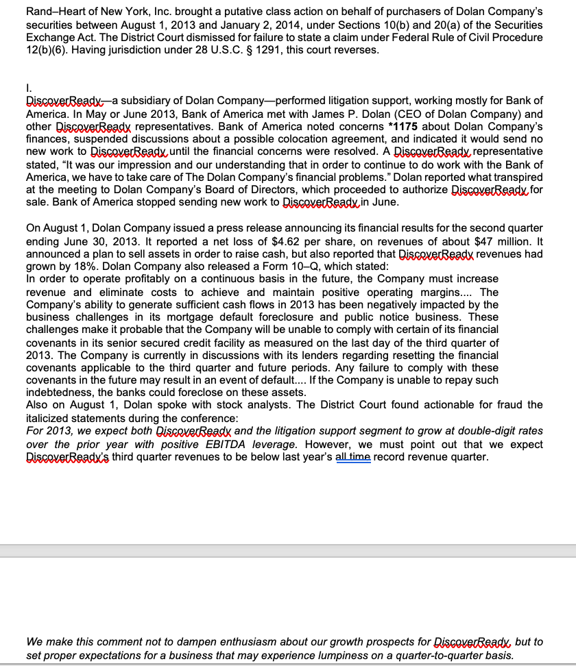 Please answer the questions at the end.