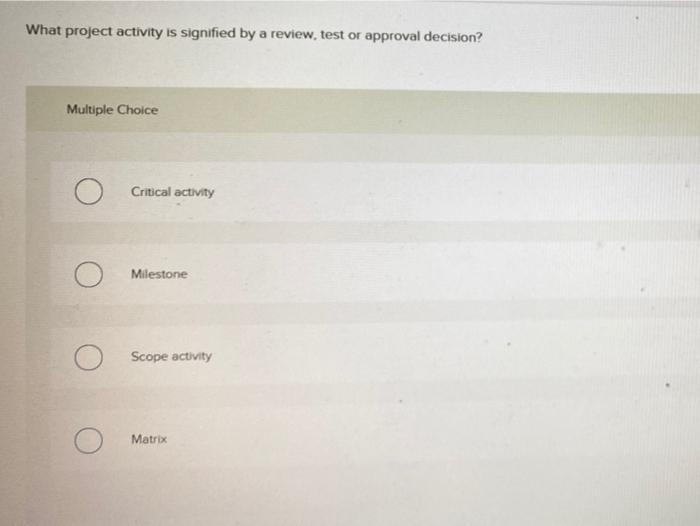 The activities on the critical path that should