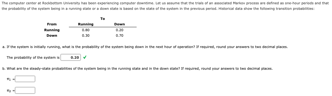 The computer center at Rockbottom University has