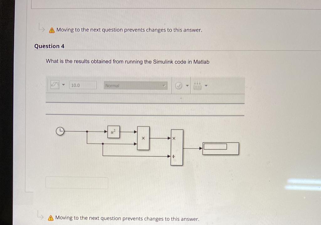 ILS A Moving to the next question prevents