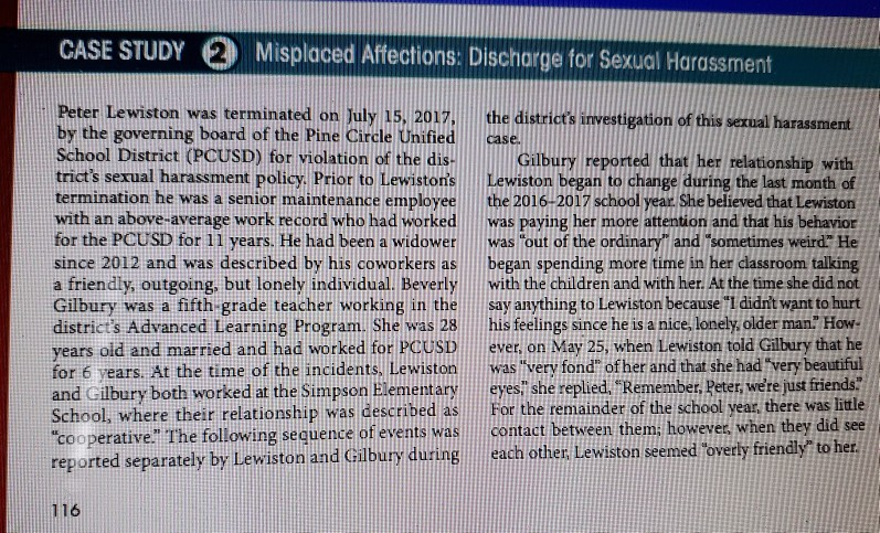 Read Case Study 2 Misplaced Affections: Discharge