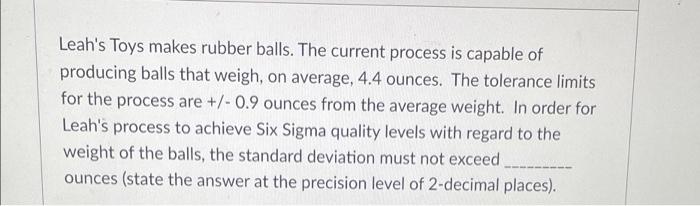 Leah's Toys makes rubber balls. The current