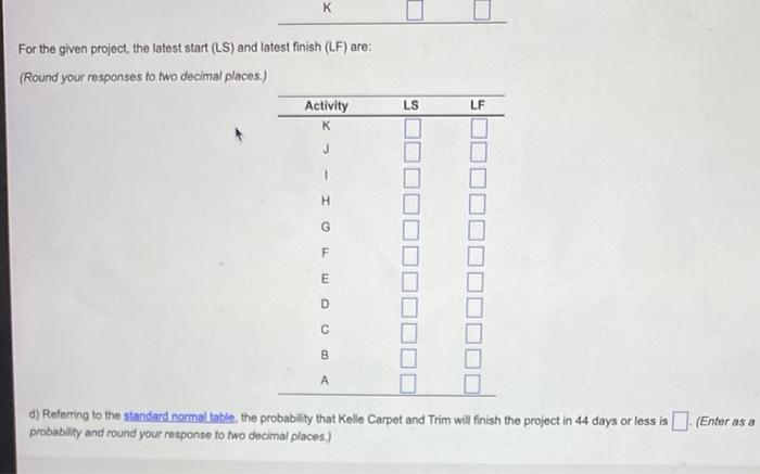 PLEASE ANSWER ASAP a m b a m b Kelle Carpet and