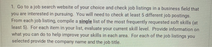 The class is Business Communications and the