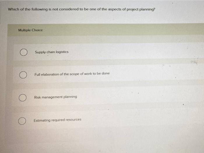 Which of the following is not one of the phases