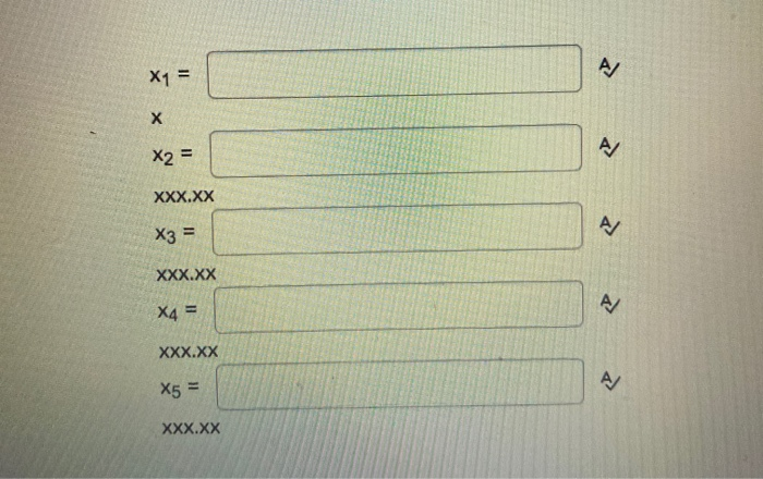 Question 2 (8 points) Max Z= 10X, + 20X2 + 7X3 +