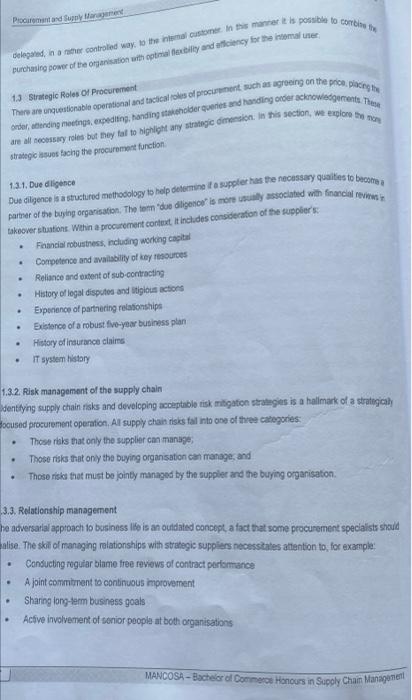 QUESTION 3 [20 Marks] "The cost-down programmes