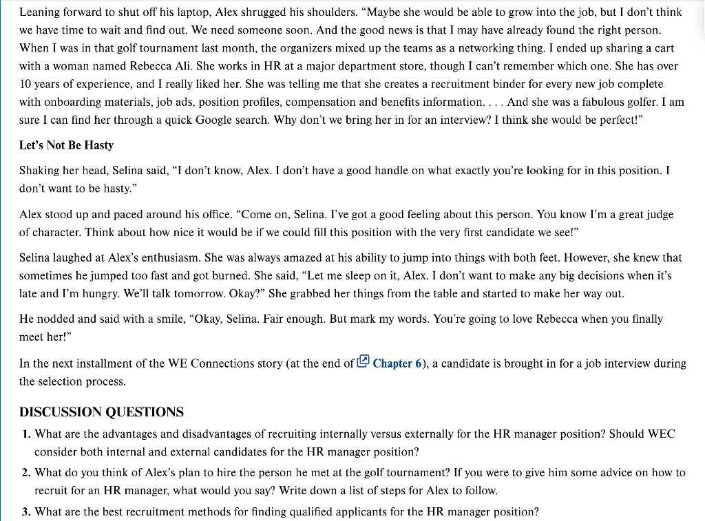 WEC WE CONNECTIONS: RECRUITMENT FOR A KEY