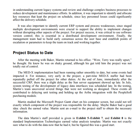 3.What should Martin do when managing future