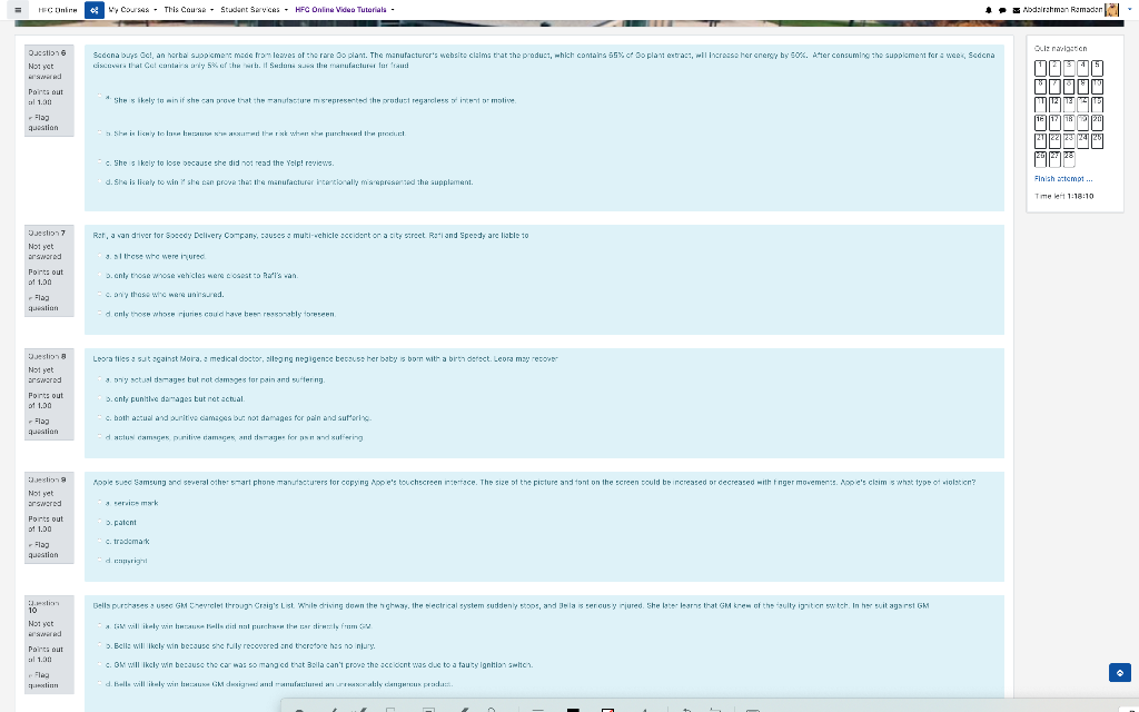 HEC Online * Courses - This Course - Student