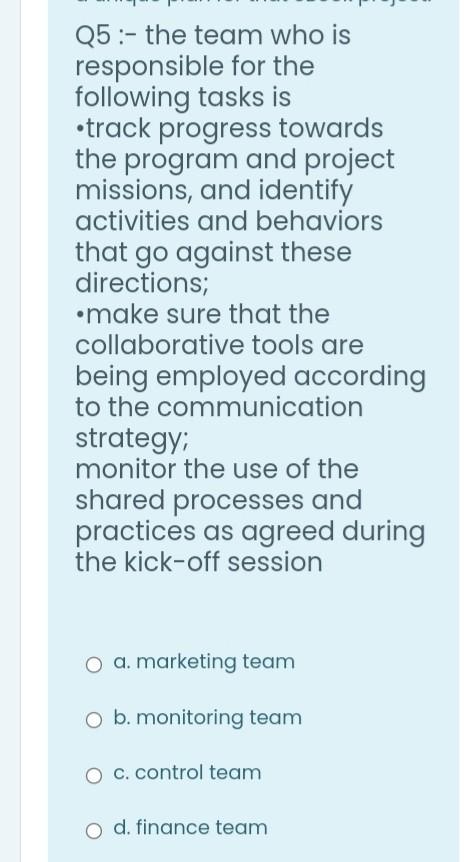 Mini-Case Study: Defining Standard Projects at