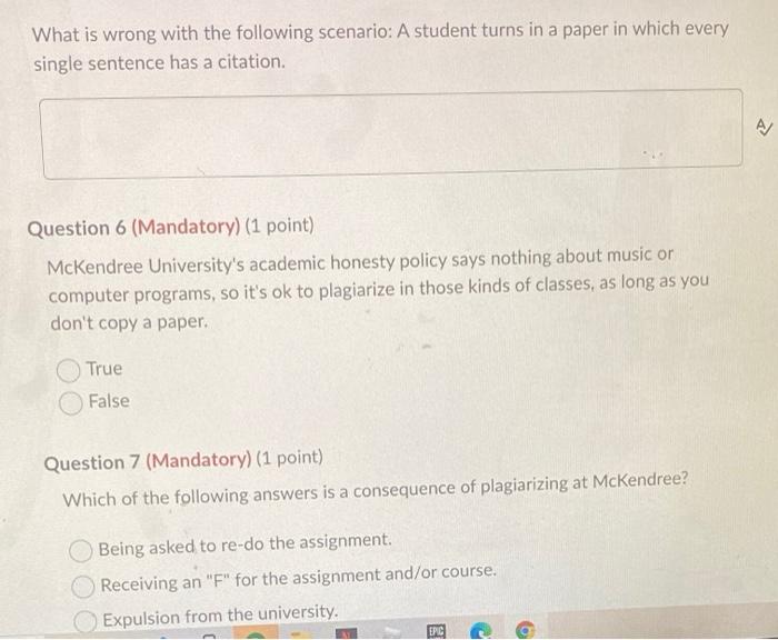 What is wrong with the following scenario: A