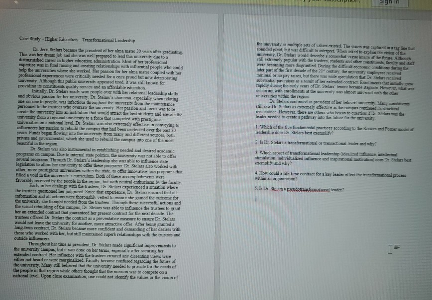 Sign In Case Study - Higher Education -