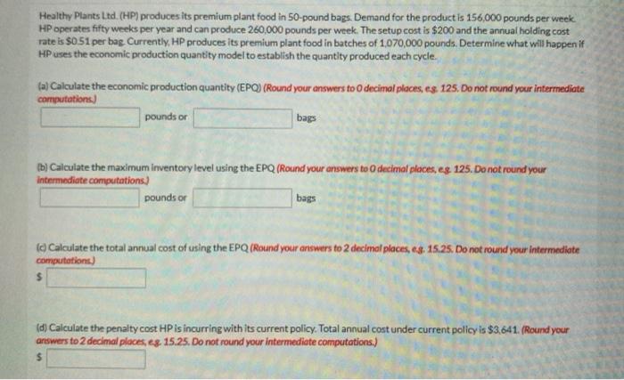 Healthy Plants Ltd. (HP) produces its premium