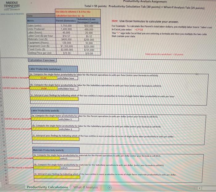 MIDDLE TENNESSEE [Data Parent (Domestic Developed