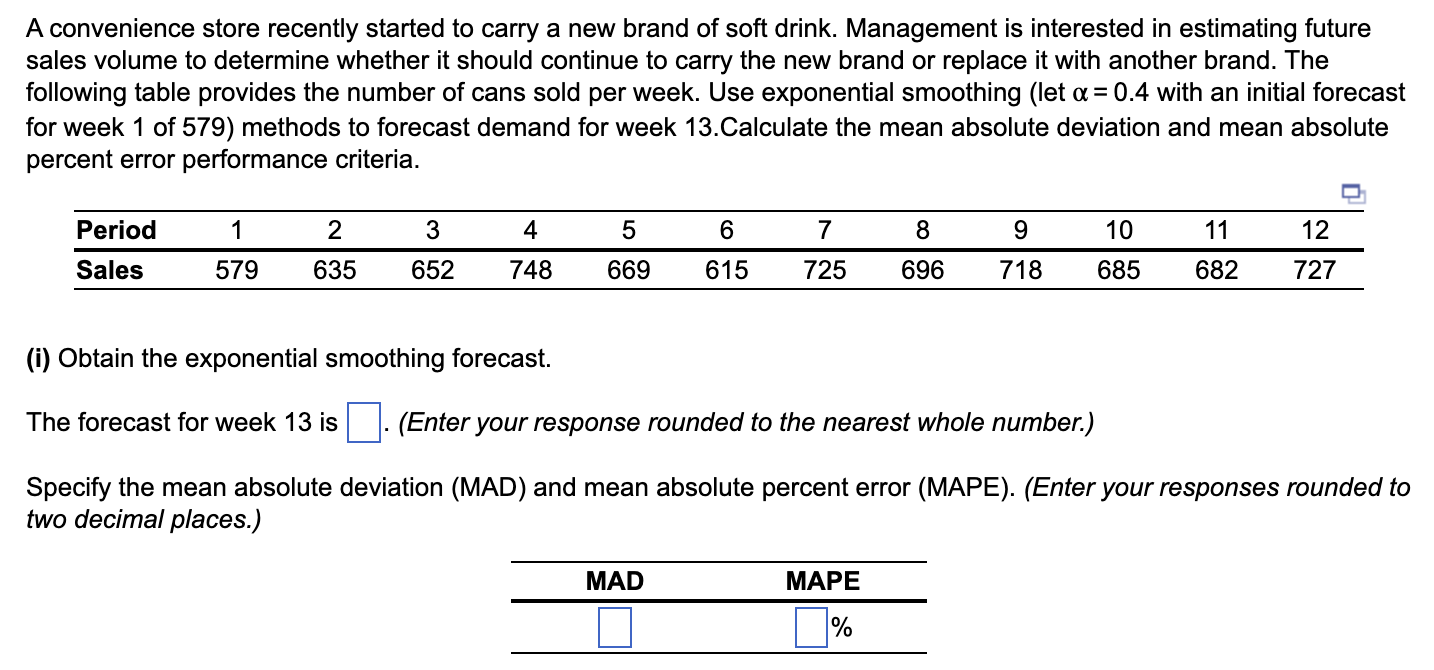 A convenience store recently started to carry a