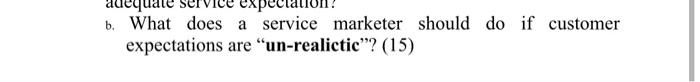 this is actually service marketing lesson. b.