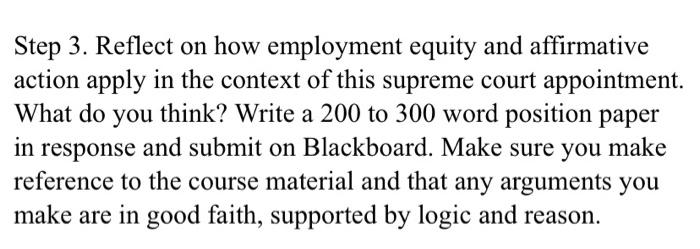 Class: Management Step 3. Reflect on how