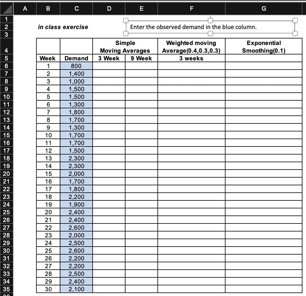 Please apply time-series models to finish the