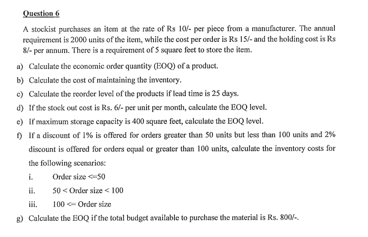 A stockist purchases an item at the rate of Rs
