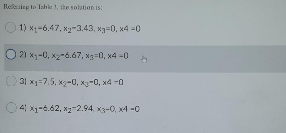 Table 3 The Bay City Parks and Recreation