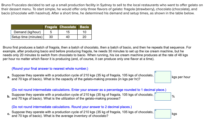 Bruno Fruscalzo decided to set up a small