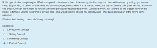 R. Venugopal, after completing his MBA from a