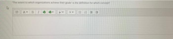 please answer quickly "The extent to which