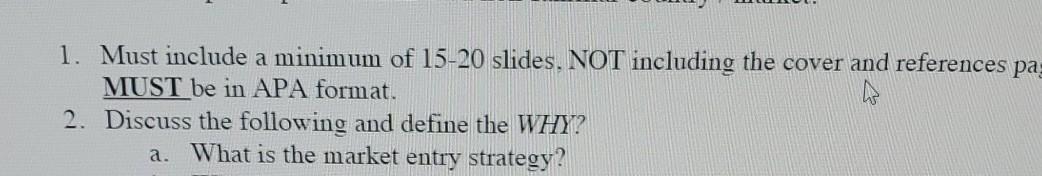I need help with letter A. what is the market