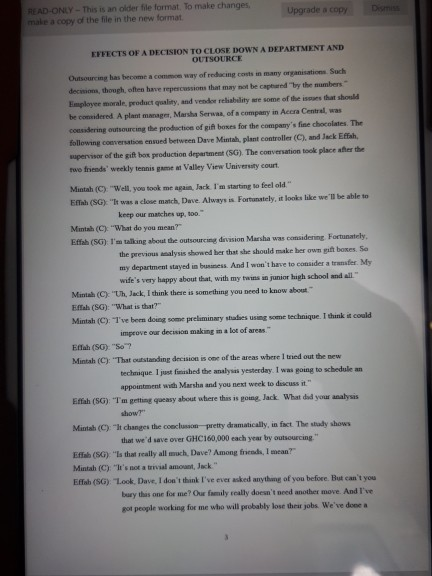 Dis READ ONLY - This is an older file format. To