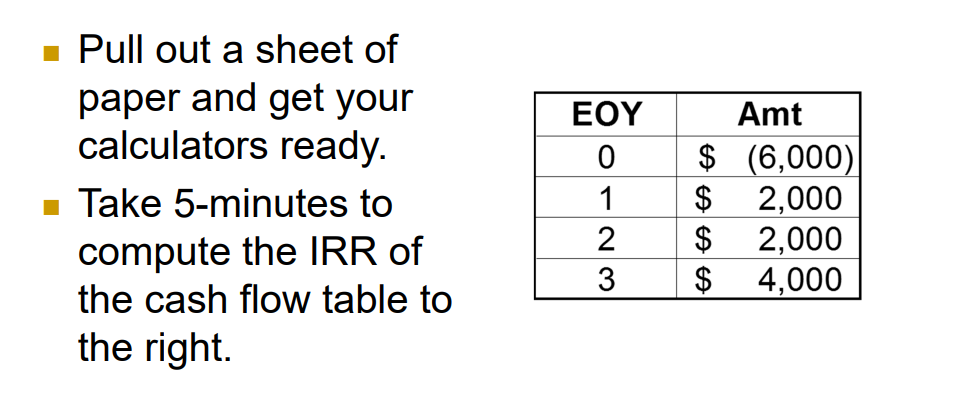 EOY . Pull out a sheet of paper and get your