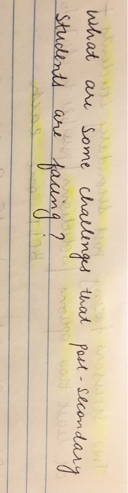 What are Students some challenges that are facing