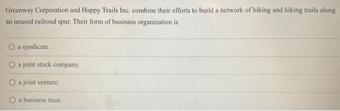 52 Greenway Corporation and Happy Trails Inc,