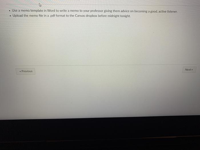 . Use a memo template in Word to write a memo to