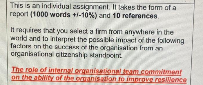 Subject : Individual, Group and Organizational