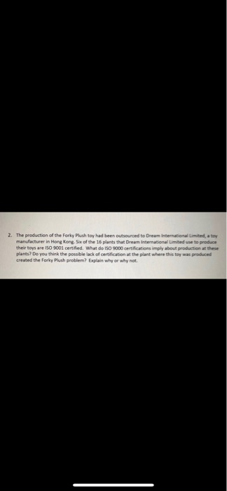 2. The production of the Forky Plush toy had been