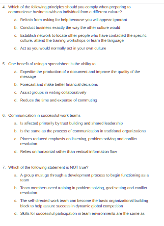 1. Ms Lisa receives a negative message from her