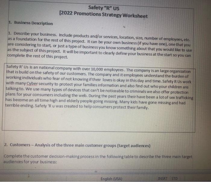 I need help completeing my project ! I need help