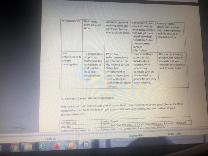 I need help completeing my project ! I need help