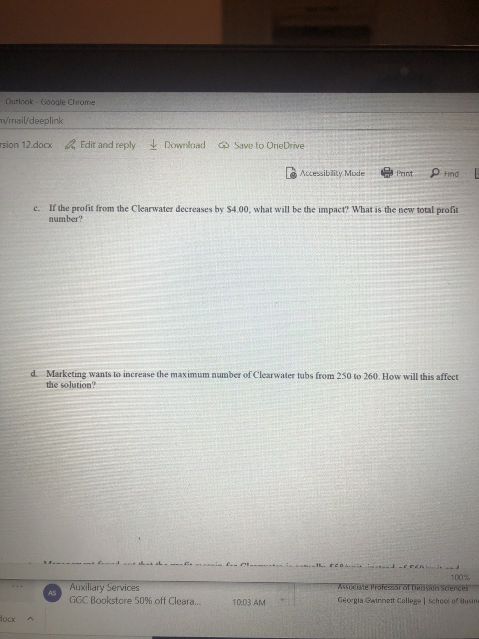 needs answers and solutions in Microsoft please