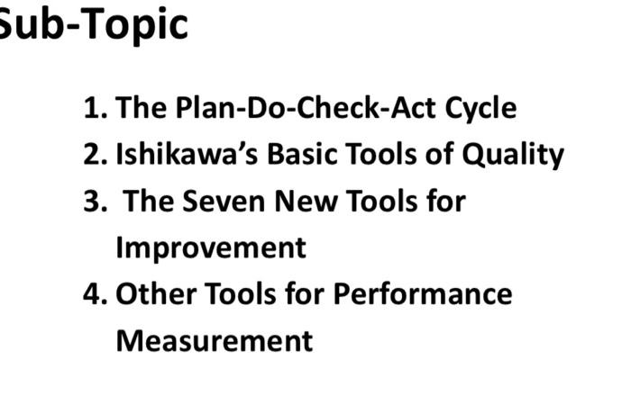 quality management class write a reflection for