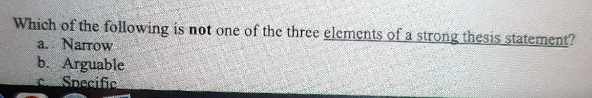 mcq Which of the following is not one of the