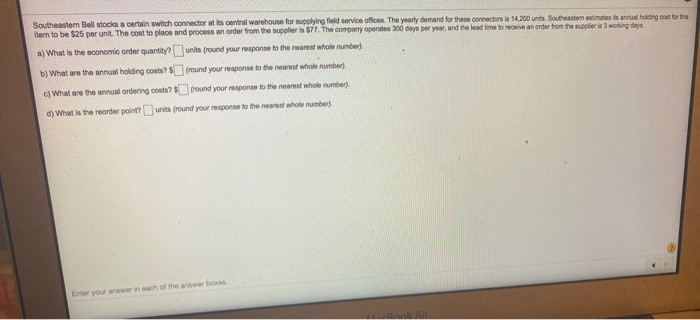 Southeastern Bollstocks a certain switch