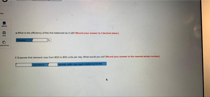 6 Problem 8-10 The following tasks are to be