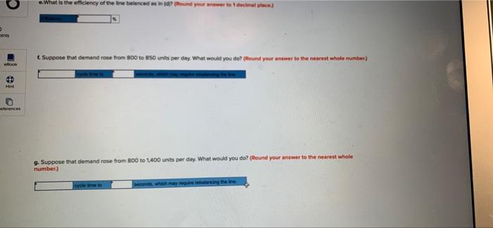 6 Problem 8-10 The following tasks are to be