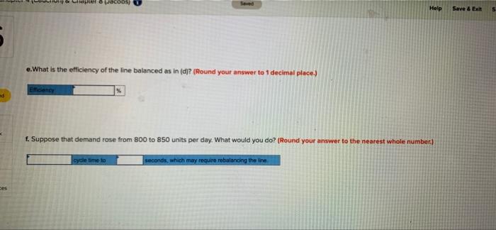 6 Problem 8-10 The following tasks are to be