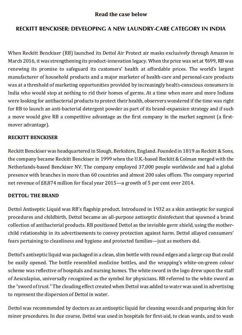 Answer Only Question no 2 (Subject : Brand