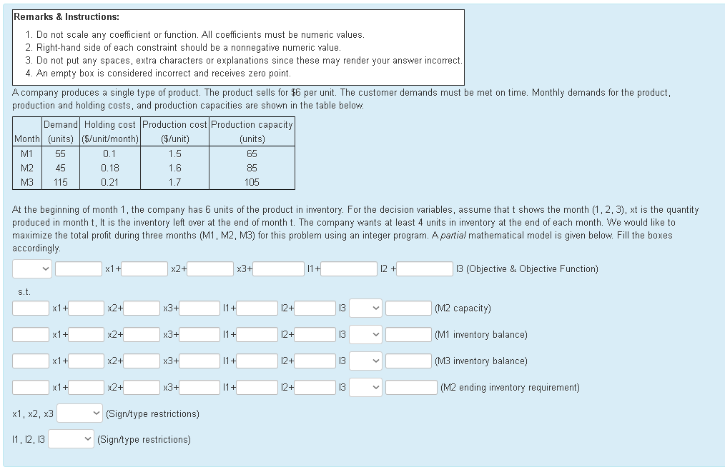 Remarks & Instructions: 1. Do not scale any